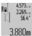BOSCH GLM 80 Professional - b) Podwójny posȩrdni pomiar wysokosci (zob. rys. D) - 1