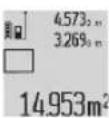 BOSCH GLM 80 Professional - Yüzey olçümü - 1