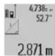 BOSCH GLM 80 Professional - c) Epäsuora pituusmittaus (katso kuva E) - 1