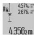 BOSCH GLM 80 Professional - Permanentmätning/min/max-mätning (se bild B) - 1