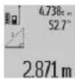 BOSCH GLM 80 Professional - c) Neprimé mérén délyk (viz obrázek E) - 1
