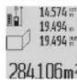BOSCH GLM 80 Professional - Wandflächenmessung (siehe Bild F) - 1
