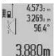 BOSCH GLM 80 Professional - b) Kaksinkertainen epasuora korkeusmittaus (katso kuva D) - 1