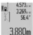 BOSCH GLM 80 Professional - b) Dubbel indirekt hojdmatning (se bild D) - 1