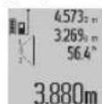 BOSCH GLM 80 Professional - b) Augstuma divkarsa netiesa merisana (attels D) - 1