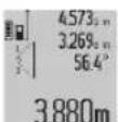 BOSCH GLM 80 Professional - b) Dvigubas netiesioginis aukšćio matavimas (žr. D pav.) - 1