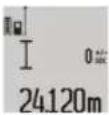 BOSCH GLM 80 Professional - Meranie sklonu (pozri obrazok G) - 1