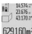 BOSCH GLM 80 Professional - Wall area measurement (see figure F) - 2