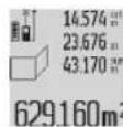 BOSCH GLM 80 Professional - Seinapinta-alamittaus (katso kuva F) - 2