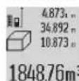 BOSCH GLM 80 Professional - Volume measurement - 1