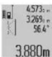 BOSCH GLM 80 Professional - b) Dobbelt indirekte hjo demaling (se billede D) - 1