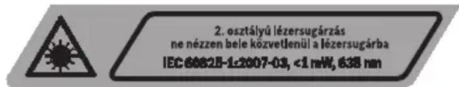 BOSCH GCL 25 Professional - Biztonsági előírások - 2