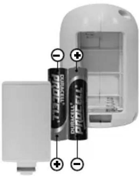 Laserliner 081.114A - 1Paristojen asettaminen - 1