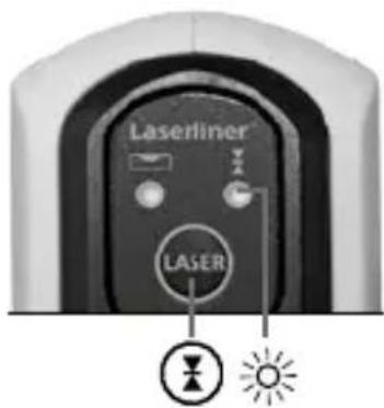 Laserliner 081.114A - Optional: Working with the laser receiver RX - 1