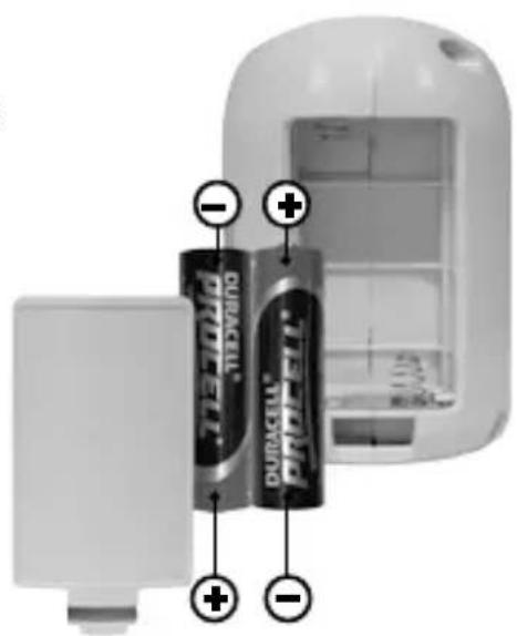 Laserliner 081.114A - Batterien einlegen - 1