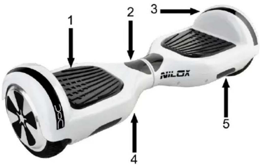 NILOX DOC 6.5 - DOC BALANCE SCOOTER: DESCRIPTION - 1