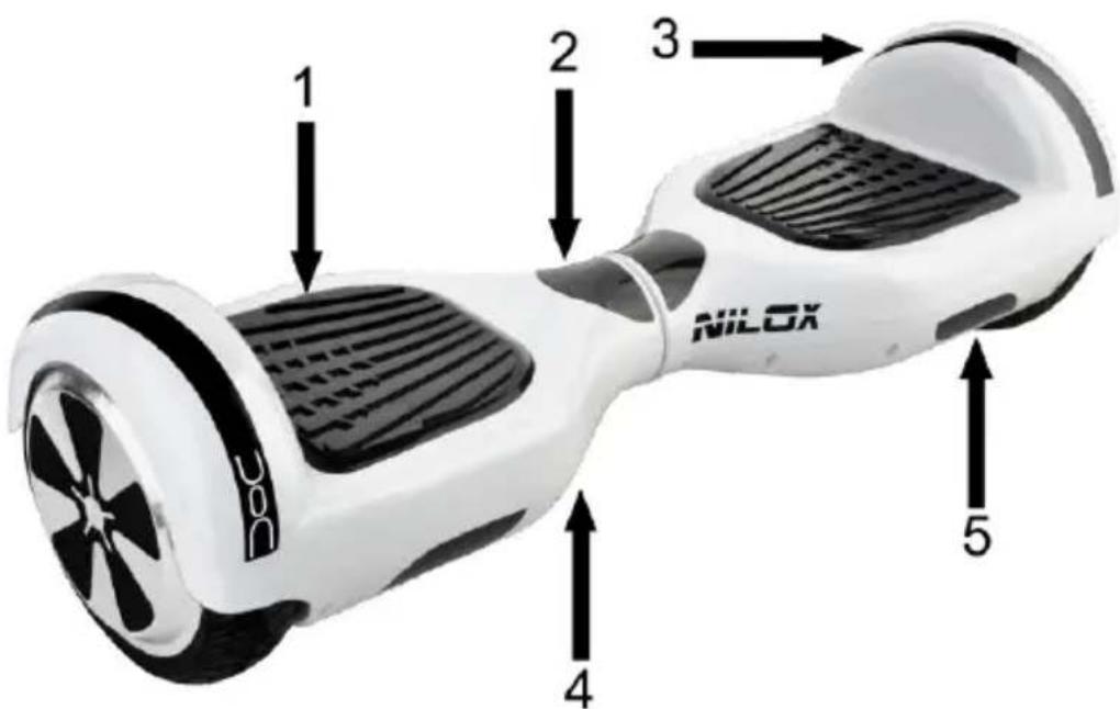 NILOX 30NXBK65D2001 - DOC BALANCE SCOOTER: DESCRIPTION - 1