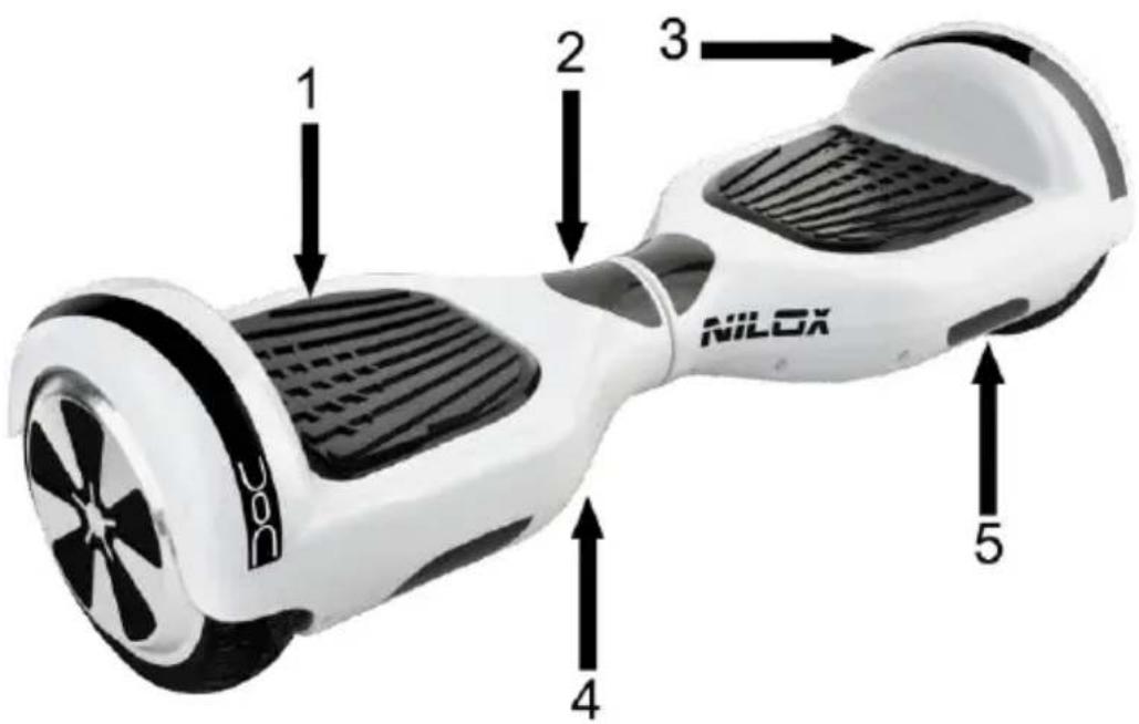 NILOX 30NXBK65D2001 - DOC BALANCE SCOOTER: DESCRIPCION - 1