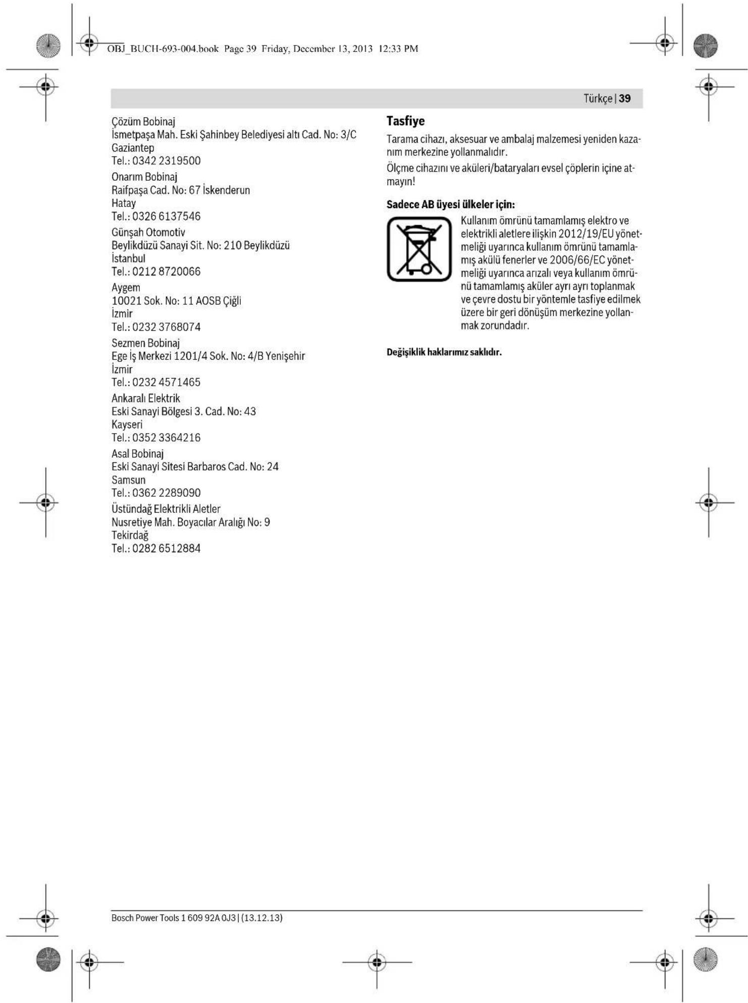 BOSCH PCL 10 Set - Türkce - 1