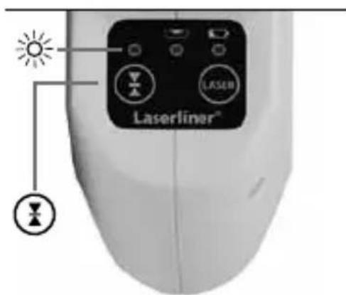 Laserliner AutoLineLaser 3D Set 300 - Doplinsková vybava: Prace s laserovym prijímačem RX - 1