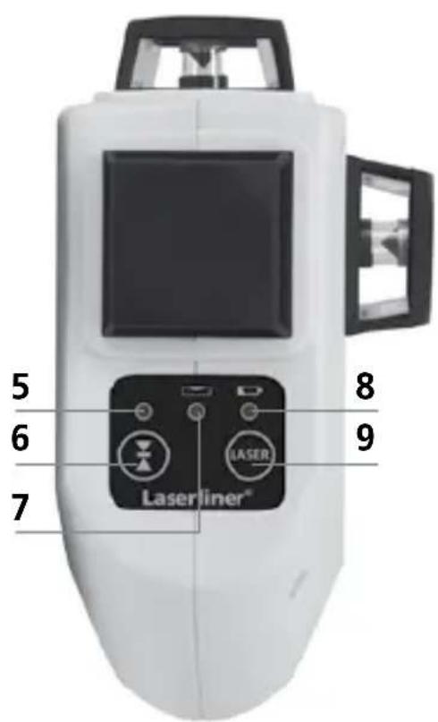 Laserliner AutoLineLaser 3D Set 300 - Inserting batteries - 3