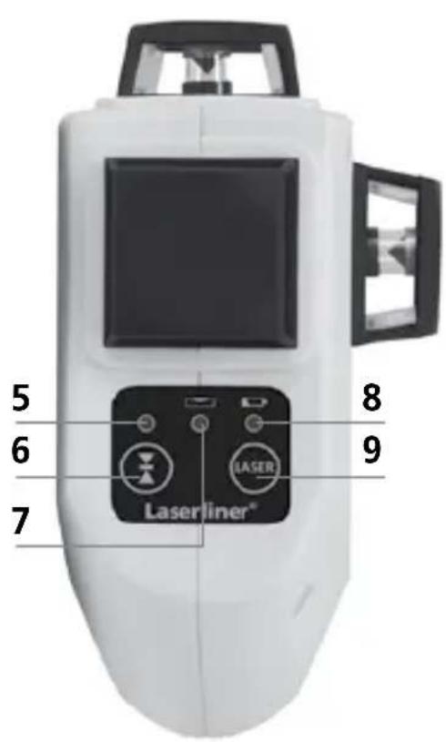 Laserliner AutoLineLaser 3D Set 300 - Mise en place des piles - 3