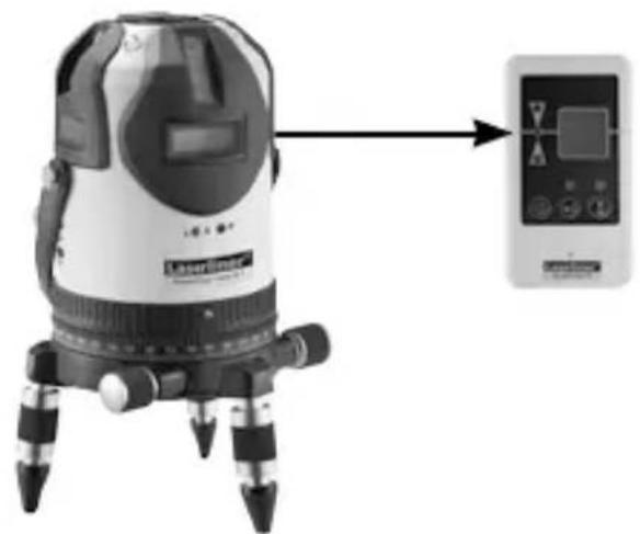 Laserliner PowerCrossLaser 8 S - Optional: Trabajar con el receptor láser RX - 2