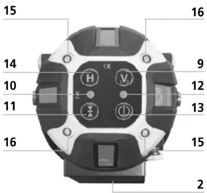 Laserliner PowerCrossLaser 8 S - Quantidade e disposicao dos lasers - 4
