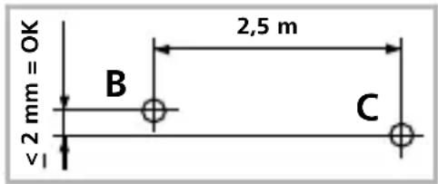 Laserliner PowerCrossLaser 8 S - Verificar a calibragem: - 3