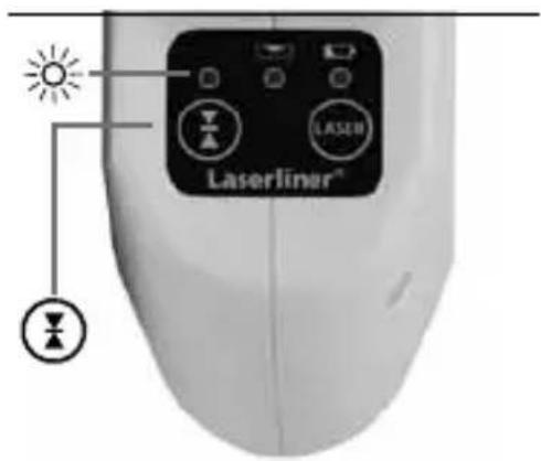 Laserliner AutoLineLaser 3D Plus - Optional: Working with the laser receiver RX - 1