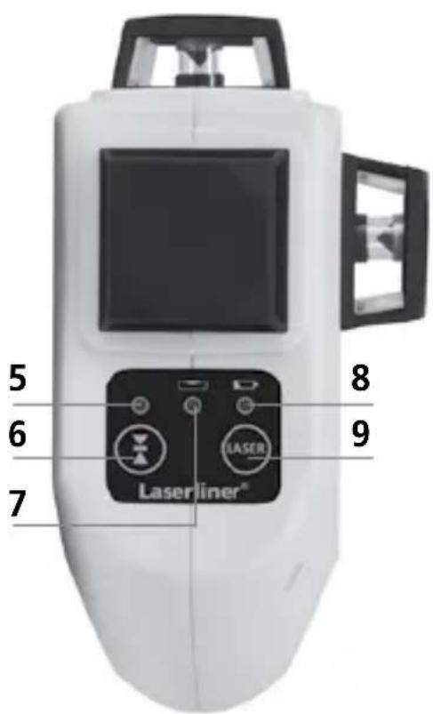 Laserliner AutoLineLaser 3D Plus - Idėkite baterija - 2