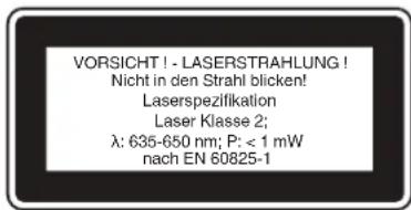 EINHELL TCLL 1 - Special information about the laser - 2