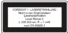 EINHELL TCLD 25 - Speciale informatatie over de laser - 2