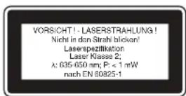 EINHELL TCLD 25 - Special information about the laser - 2