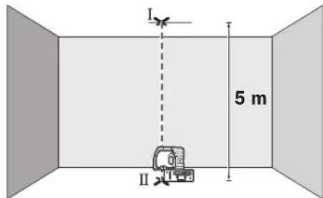 BOSCH GPL 3 - Memeriksa ketelitian pengukuran tegak lurus - 1