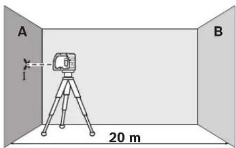 BOSCH GPL 3 - Checking the Horizontal Levelling Accuracy - 1