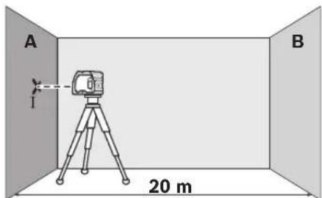 BOSCH GPL 3 - Yatay nivelman hassasilginin kontrlü - 1
