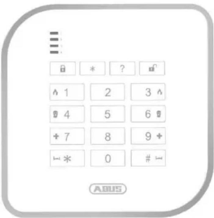 ABUS FUBE50000 - Élément de commande sans fil Secvest - 1