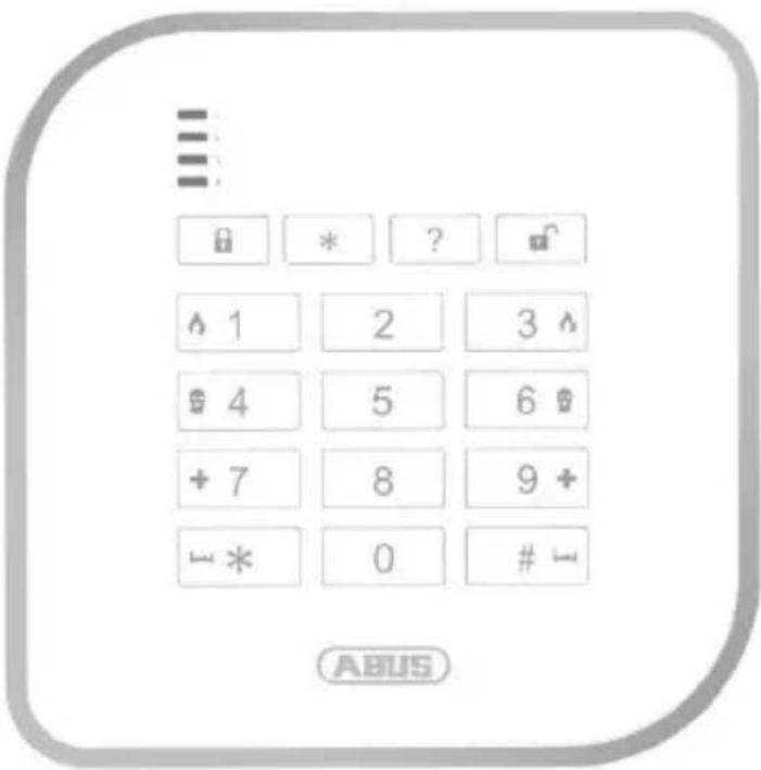 ABUS FUBE50000 - Dispositivo di comando radio Secvest - 1