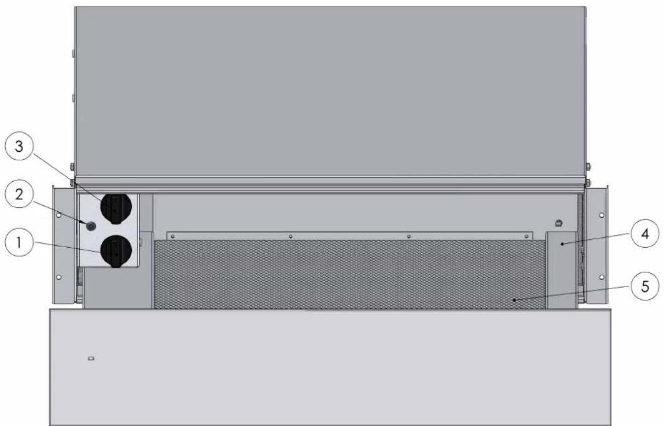 Pelgrim ACW614 - Beschrijving van de verwarmingslade - 1