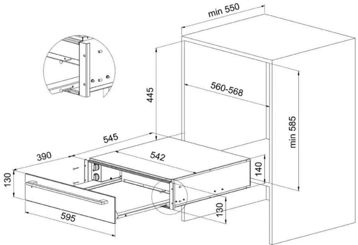 Atag WD1492B - Indbygning - 1