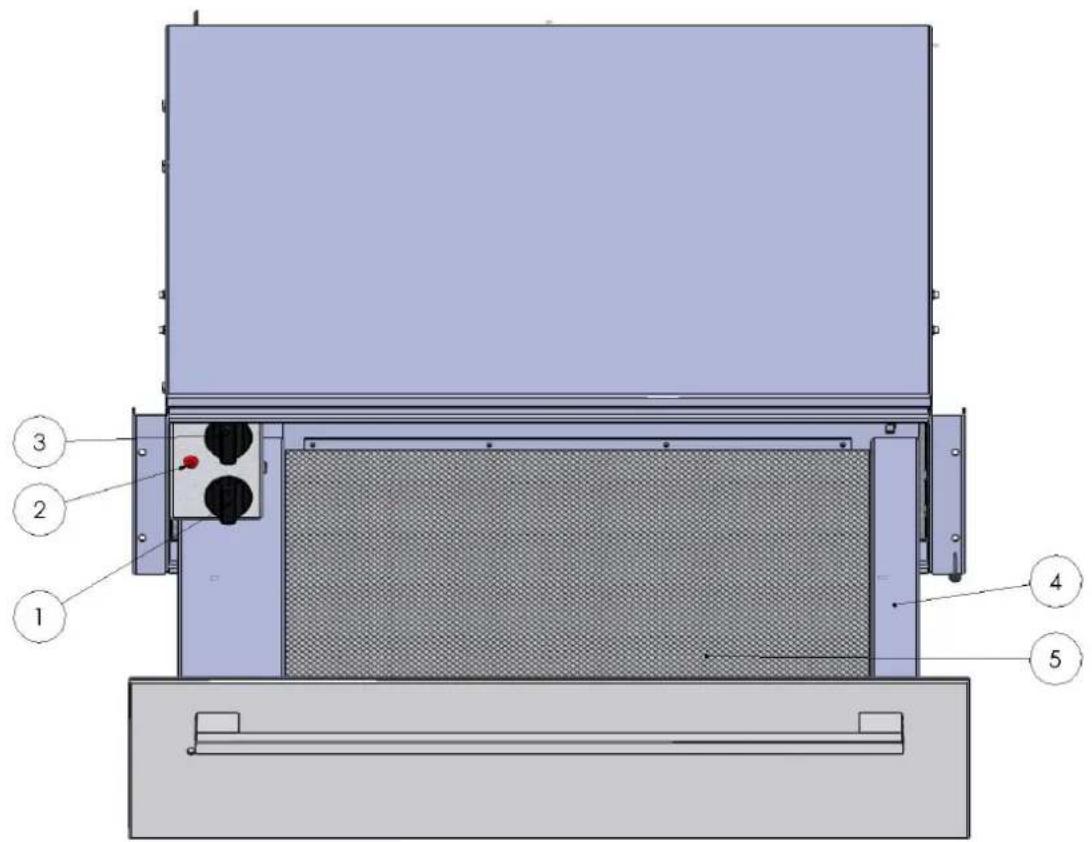 Atag WD1411B - Beschrijving van de verwarmingslade - 1
