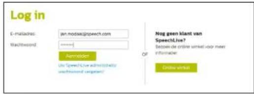 PHILIPS Speechlive PCL1100 - SpeechLive portaal - 1