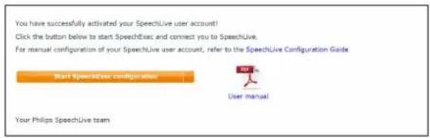 PHILIPS Speechlive PCL1110 - Automatic configuration - 1