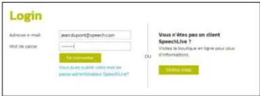 PHILIPS Speechlive PCL1110 - Portail SpeechLive - 1
