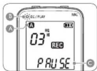 PHILIPS Digital Voice Tracer LFH 870 - Aufnehmen mit dem integrierten Mikrofon5.1 - 2