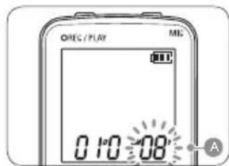 PHILIPS Digital Voice Tracer LFH 870 - Réglage de la date et de l'heure4.4 - 2