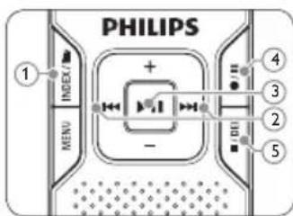 PHILIPS Digital Voice Tracer LFH 870 - Opmerking - 1
