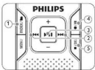 PHILIPS Digital Voice Tracer LFH 870 - Nota - 1