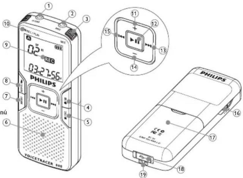 PHILIPS Digital Voice Tracer LFH 870 - Su Digital Voice Tracer3 - 1